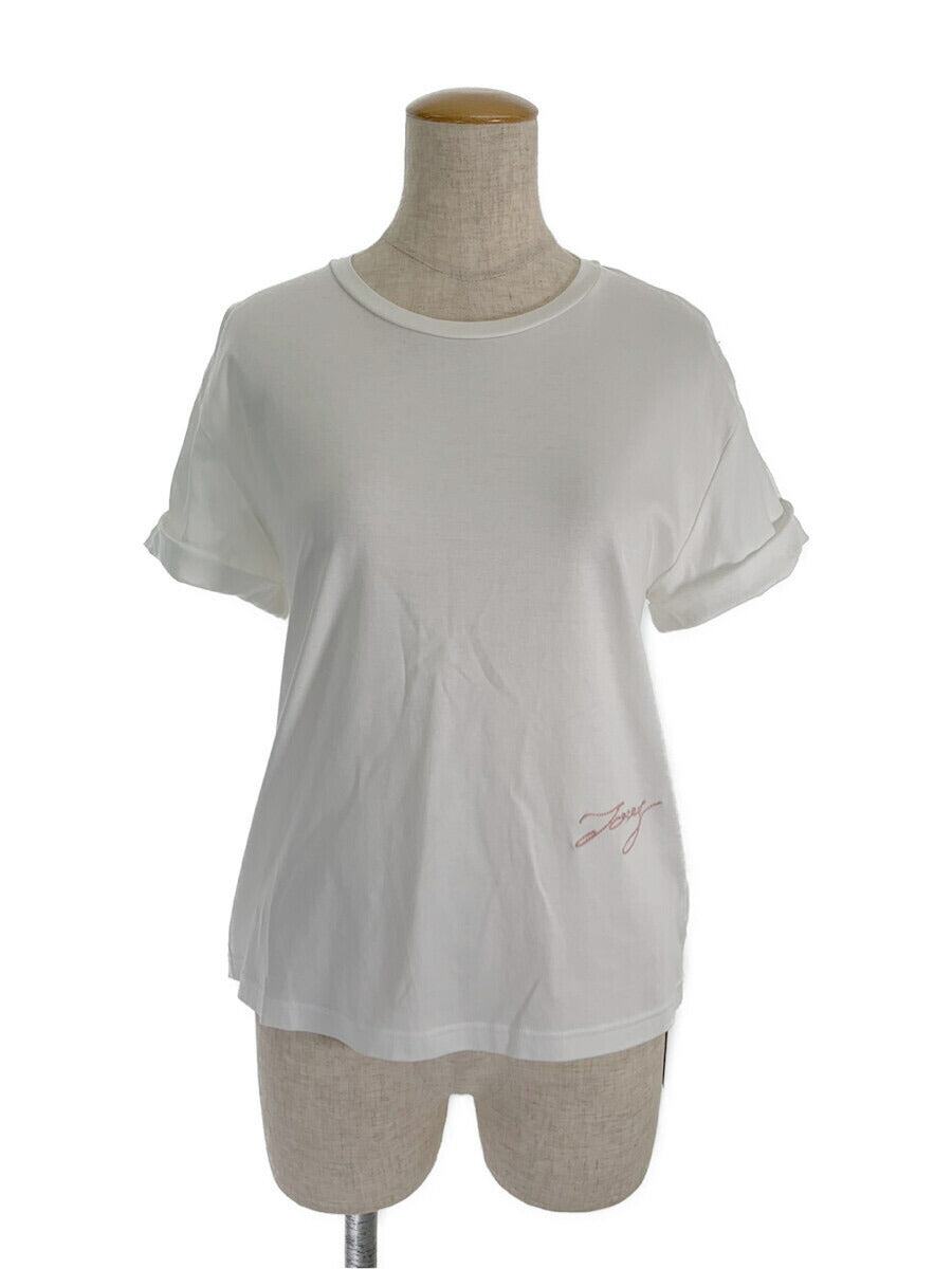 FOXEY Tシャツ トップス T-shirt contrail C ホワイト - ituriair.com