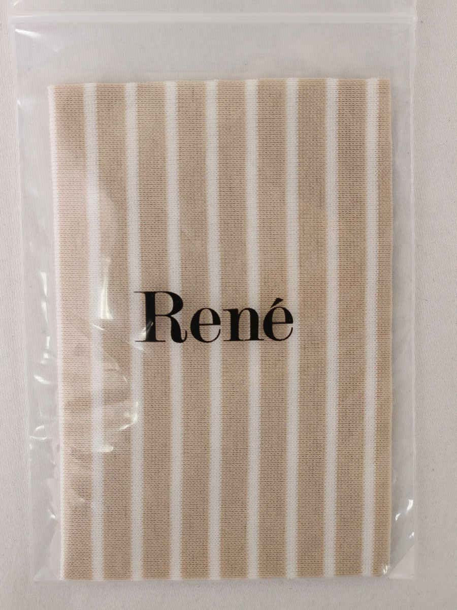 ルネ Tシャツ カットソー ボーダー リボン ビーズ 総柄