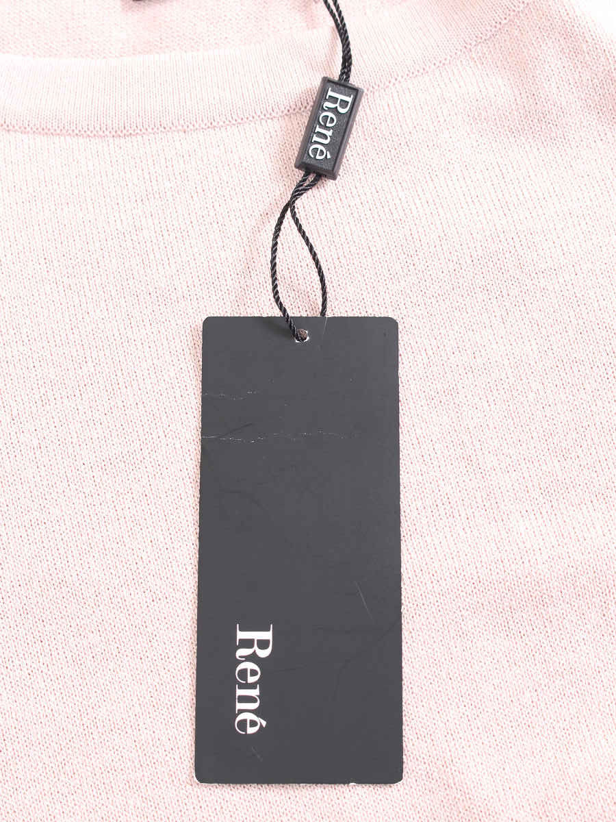 ルネ Tシャツ カットソー フリルリブ