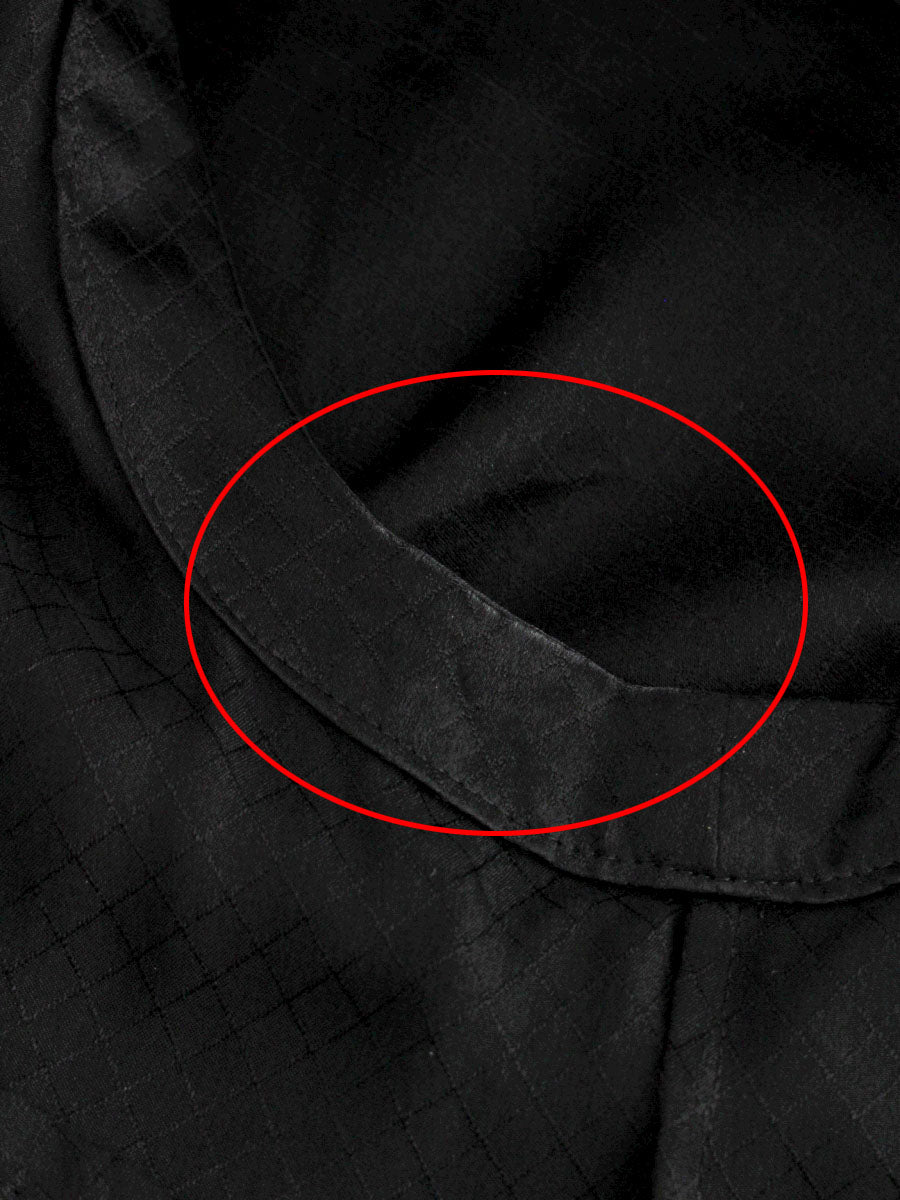 ルネ シャツ ブラウス シルク リボン バックボタン