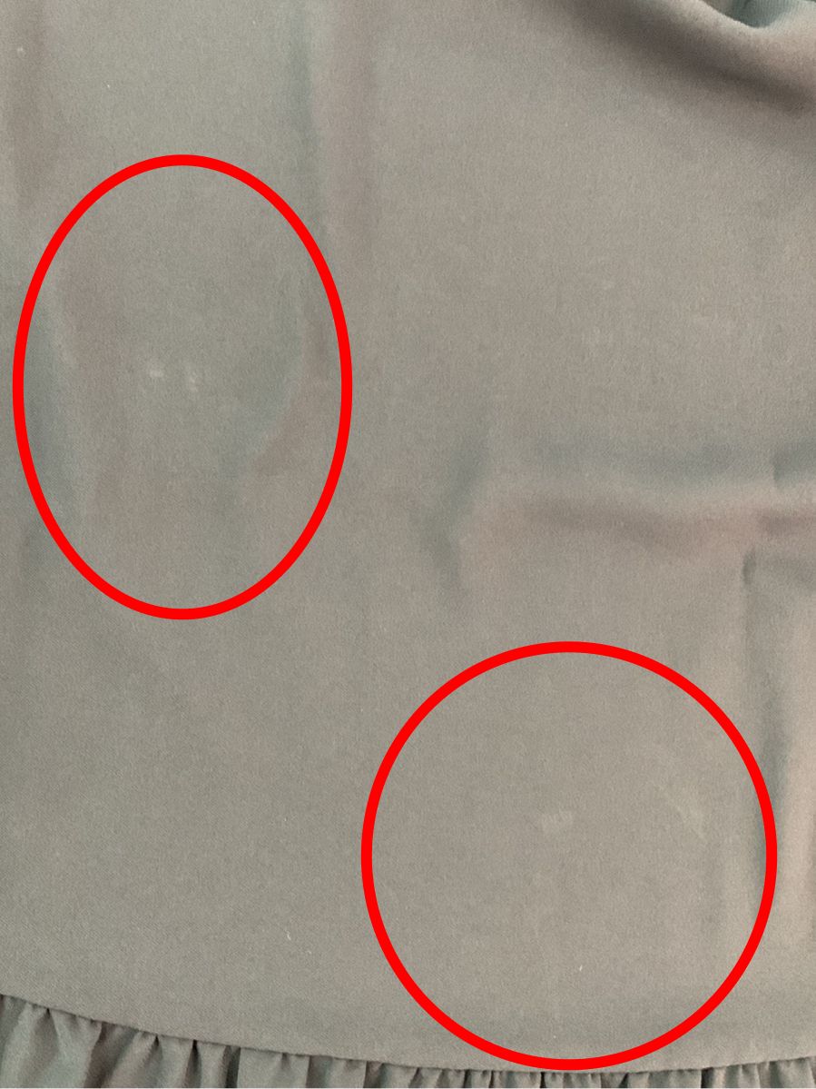 ルネ シャツ ブラウス ニット 切替 パールリボン