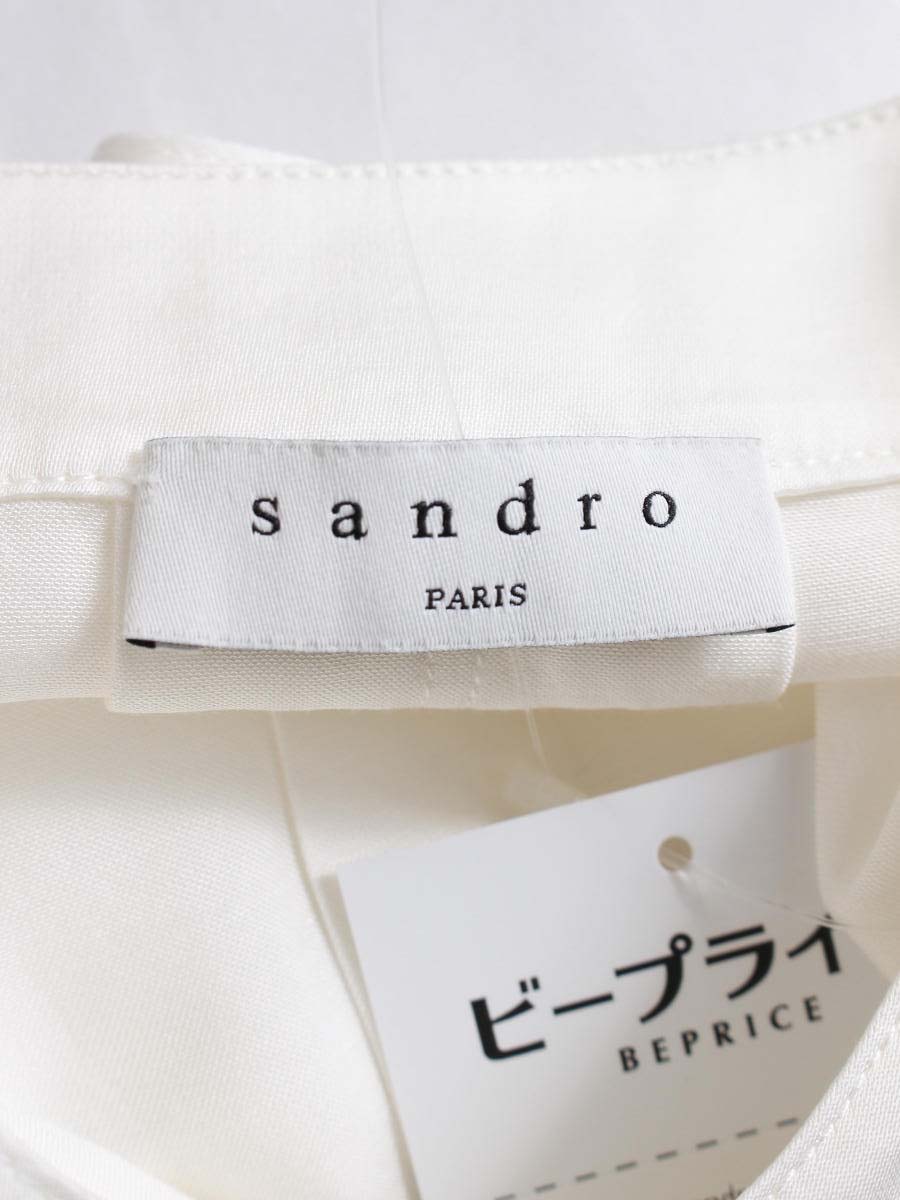 sandro PARIS サンドロ パリ シャツ ブラウス プリーツ 