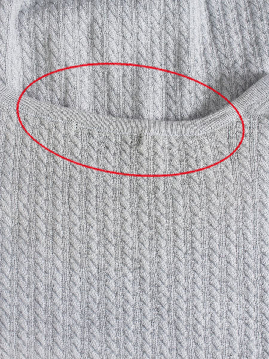 トゥービーシック ニット セーター ウールシルク フリル