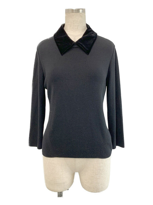 フォクシーブティック ニット セーター Velour Collar Sweater 