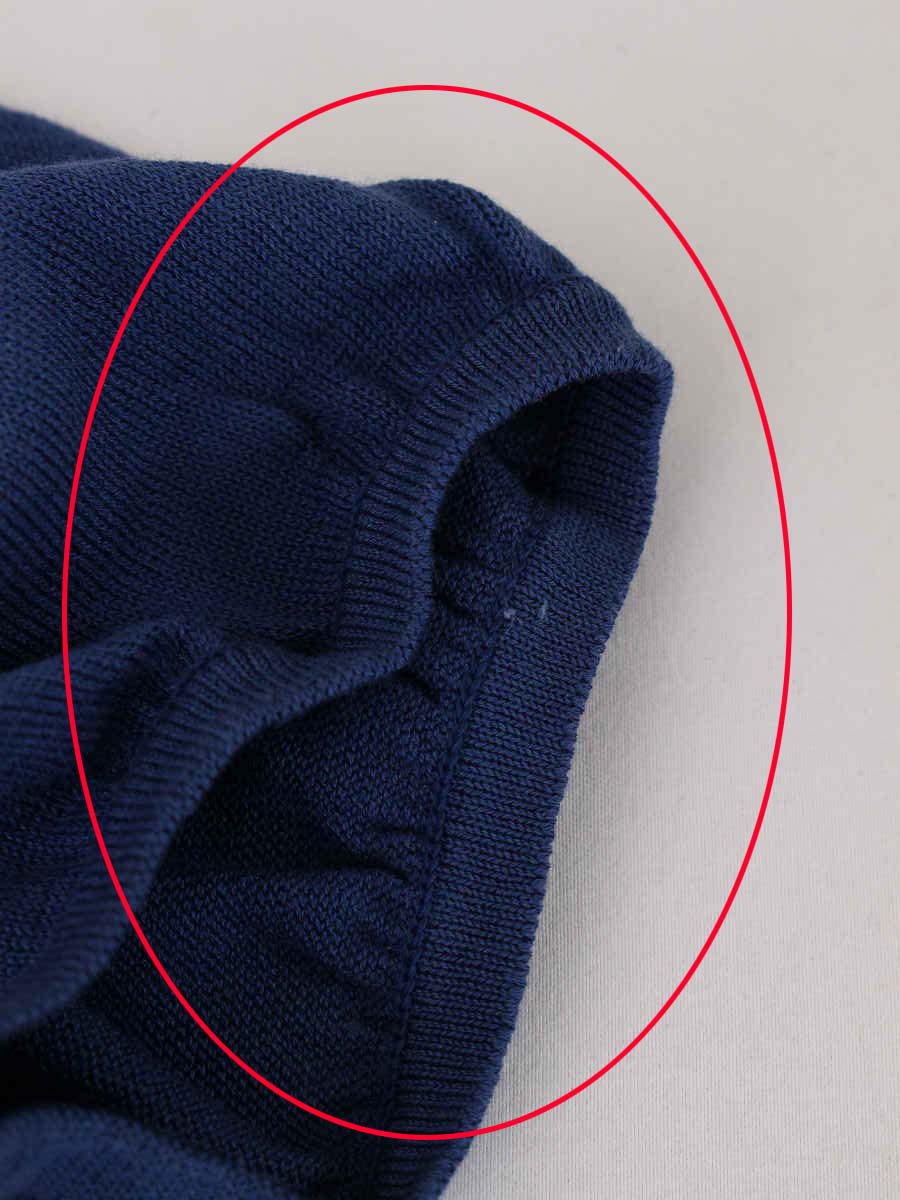 ルネ ニット セーター ロゴプレート