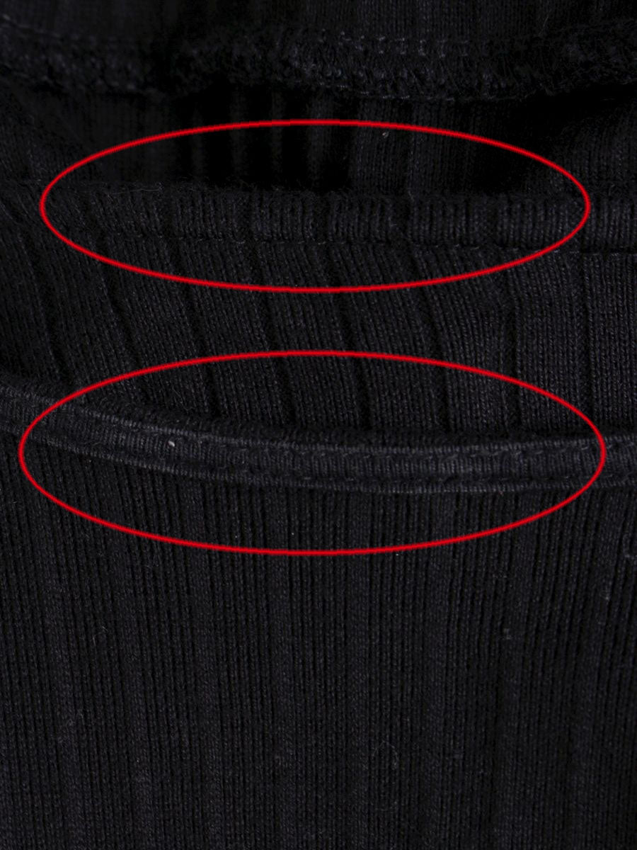 ヨリ ニット セーター ダブルフレア