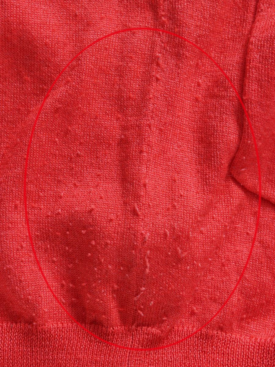 アーペーセー カーディガン ウールシルク Vネック