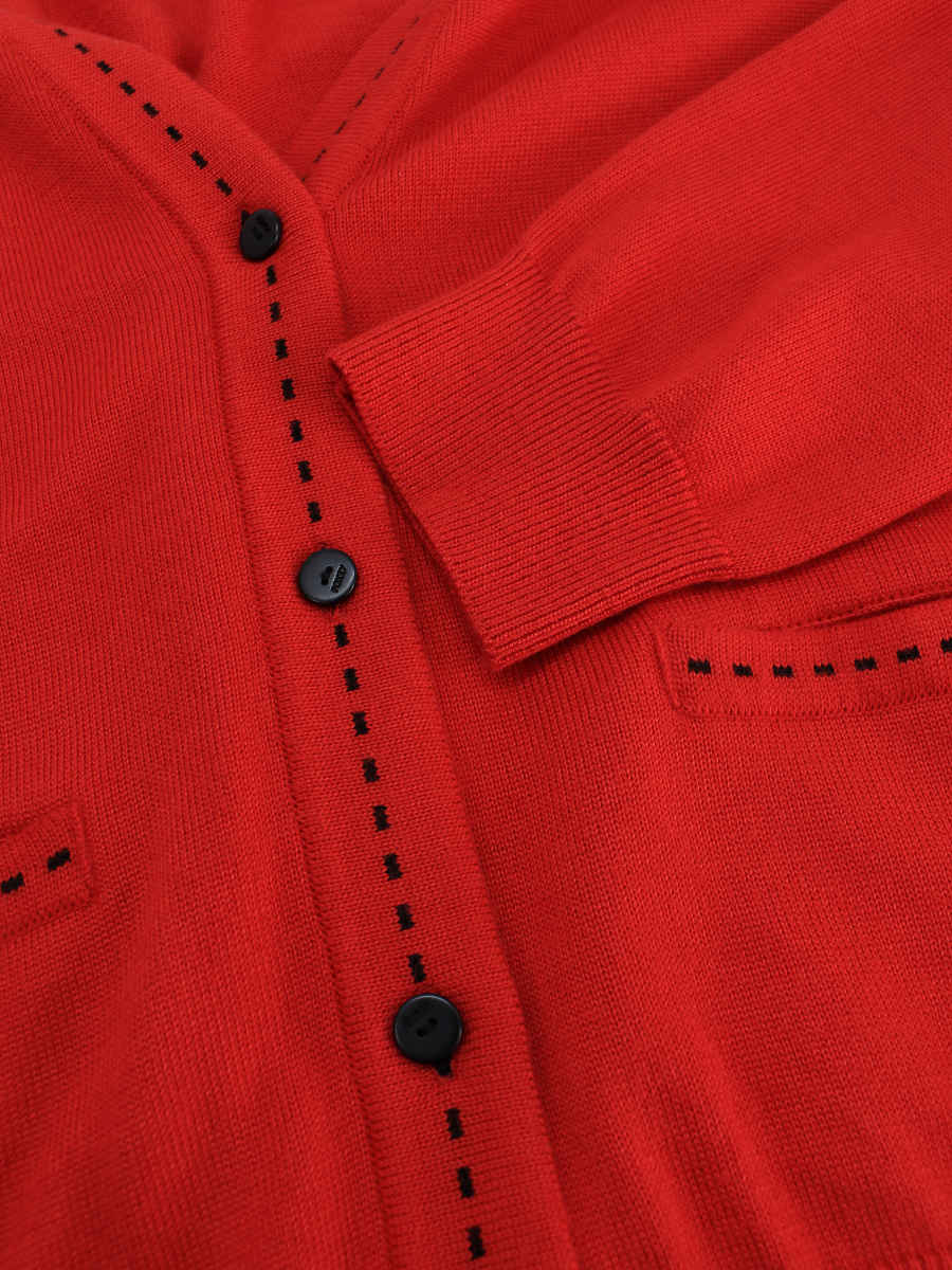 フォクシーニューヨーク collection カーディガン 40017 ステッチ