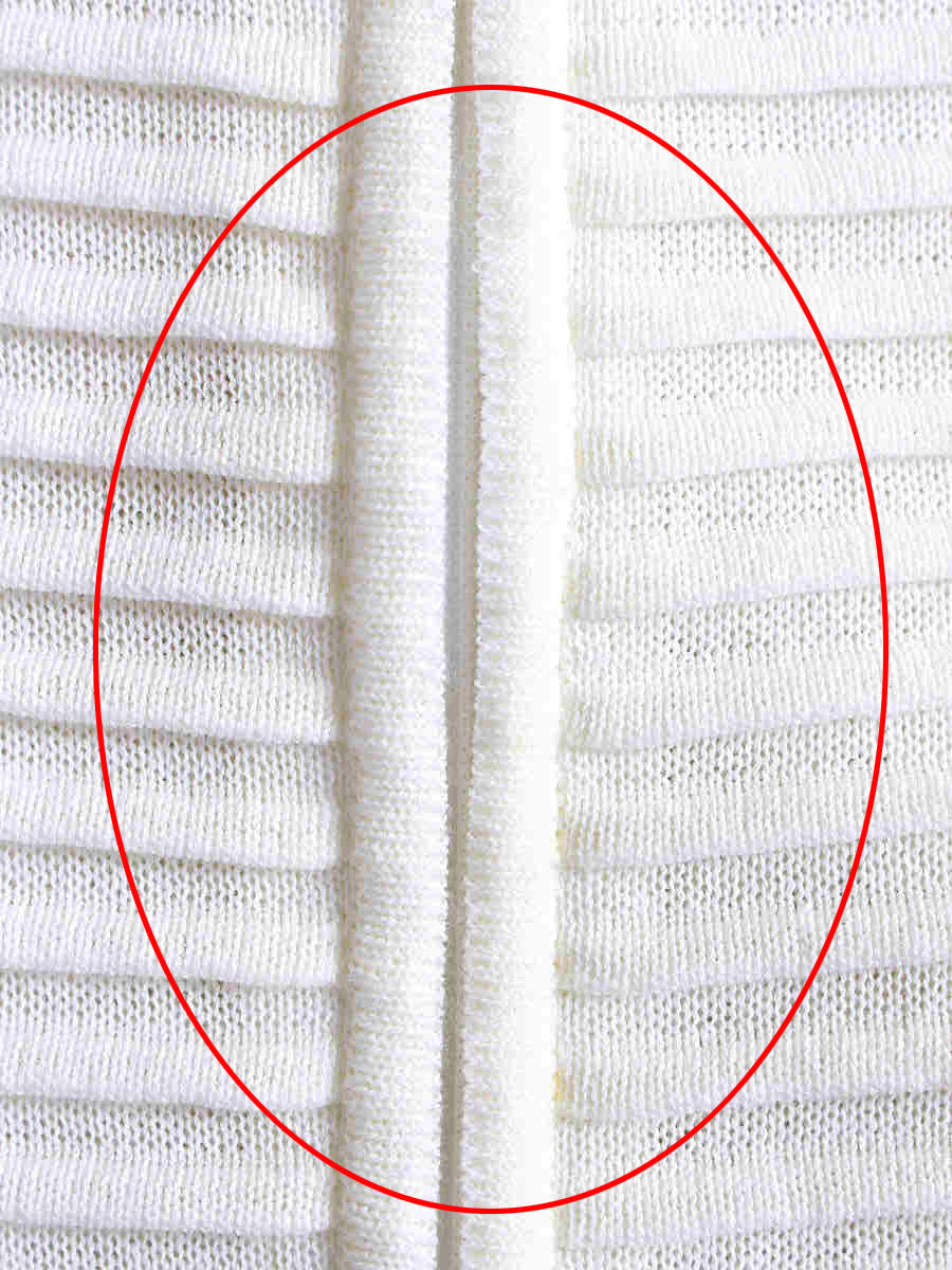 ルネ カーディガン カメリアWジップ プリーツ