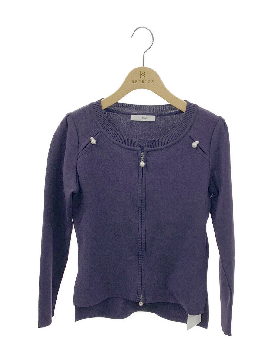 ルネ カーディガン パール ビジュー