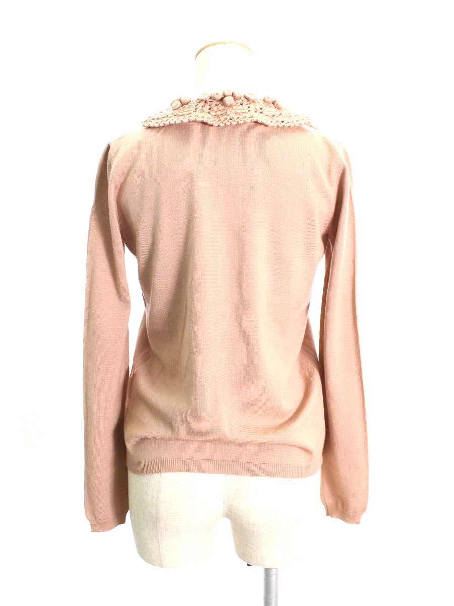 レッドヴァレンティノ カーディガン 襟付き ウール