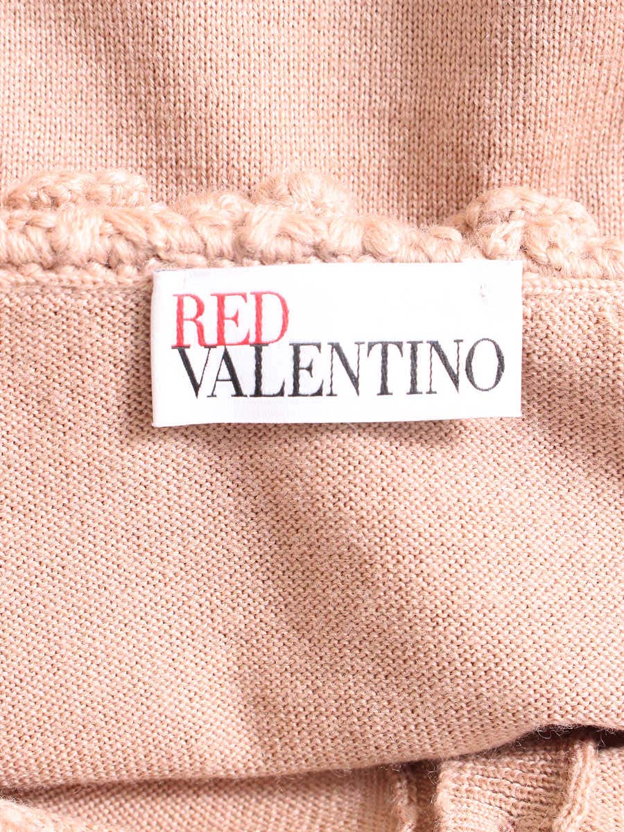 レッドヴァレンティノ カーディガン 襟付き ウール