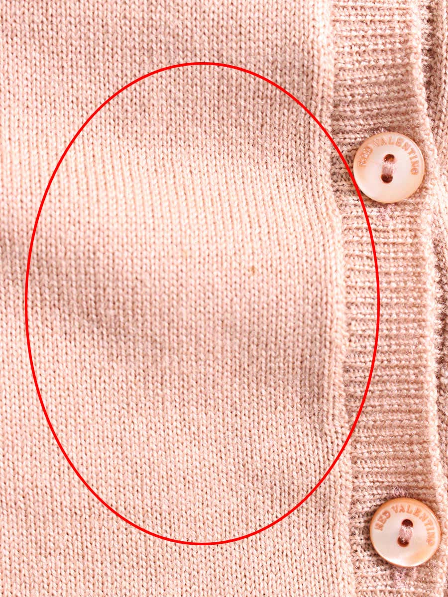 レッドヴァレンティノ カーディガン 襟付き ウール