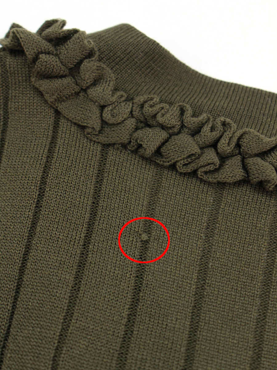 ルネ アンサンブル フリル リブ