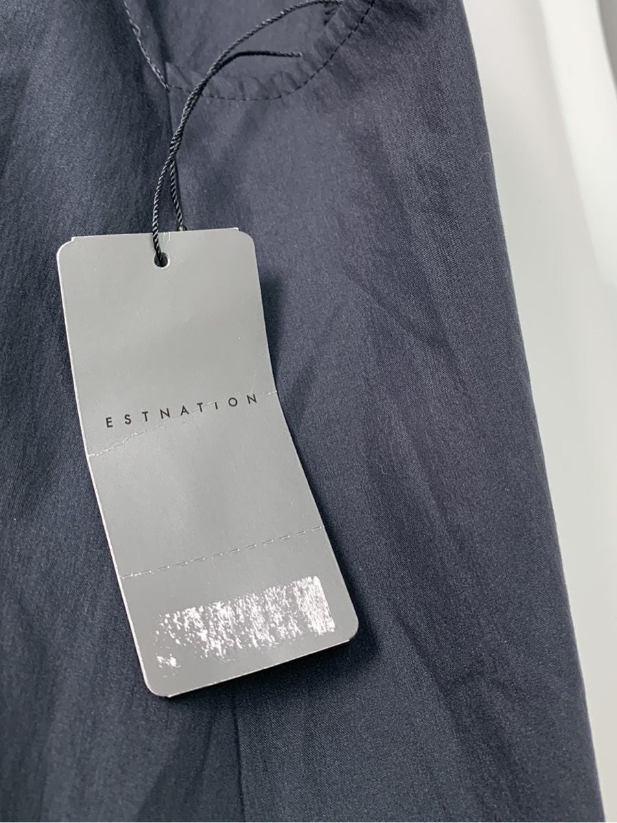 エストネーション ワンピース コットンナイロンフレアワンピース