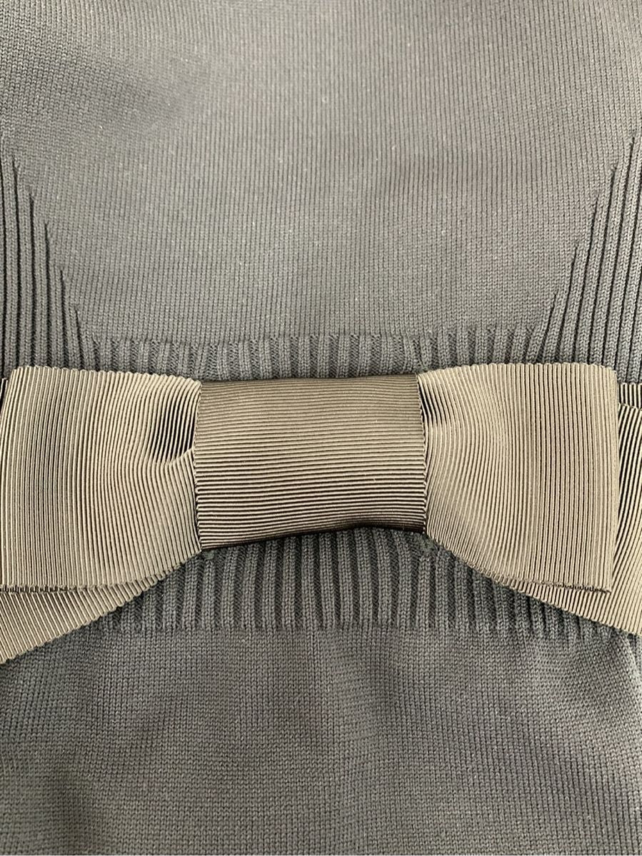 エムズグレイシー ワンピース ウエストリボン ニット