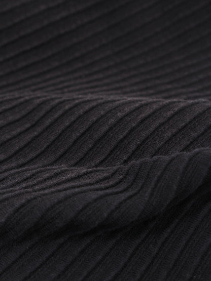 エムズグレイシー ワンピース Layered Style Knit One-piece ワンポイント
