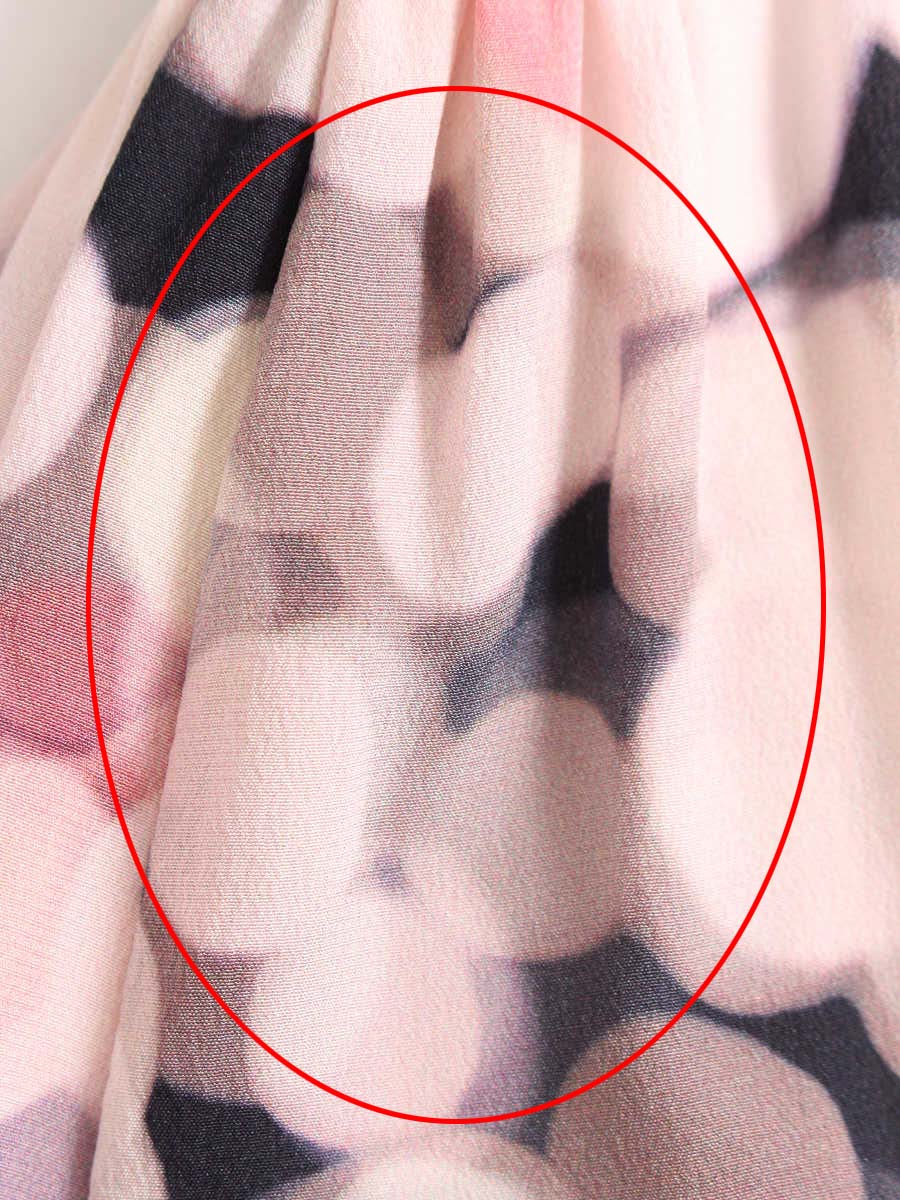 ケイトスペード ワンピース ドット シルク 総柄