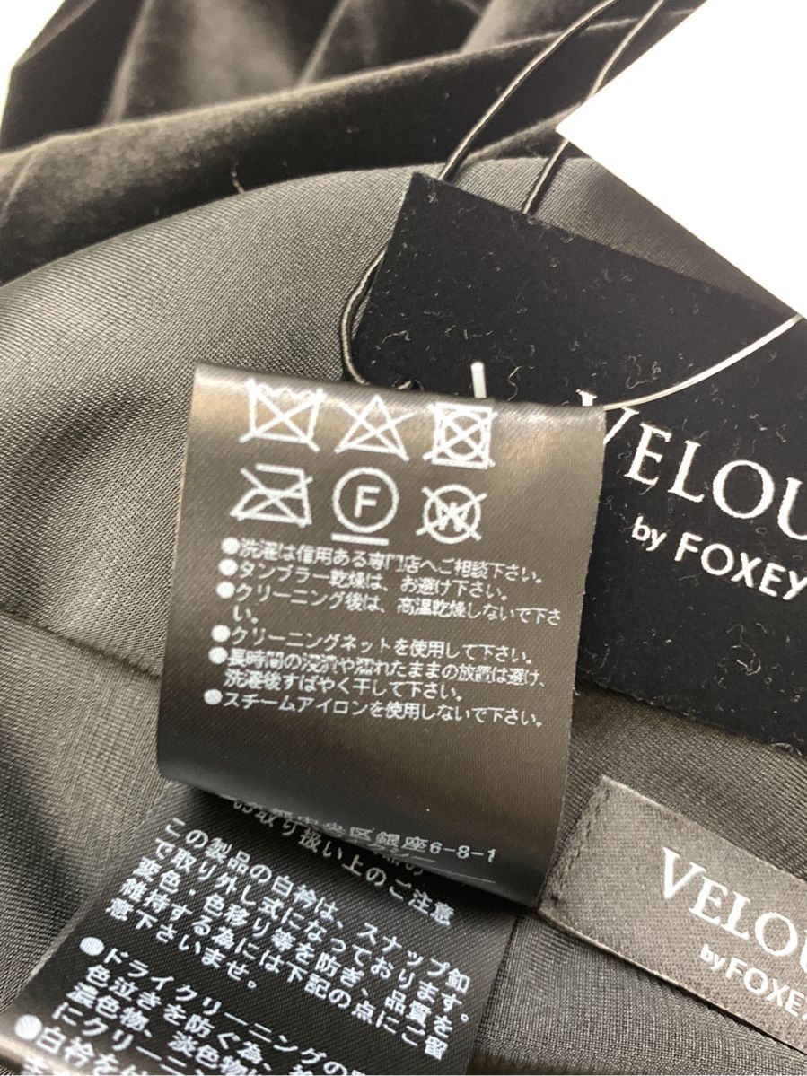 ベロアノワール by フォクシーニューヨーク ワンピース Dress Bijou Stitch