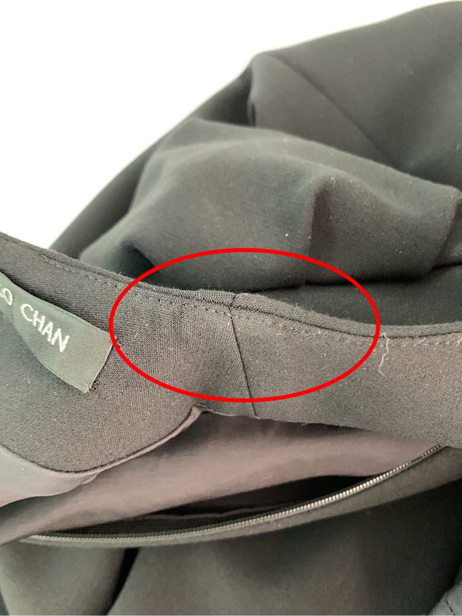 ヨーコチャン ワンピース パフスリーブ フレア