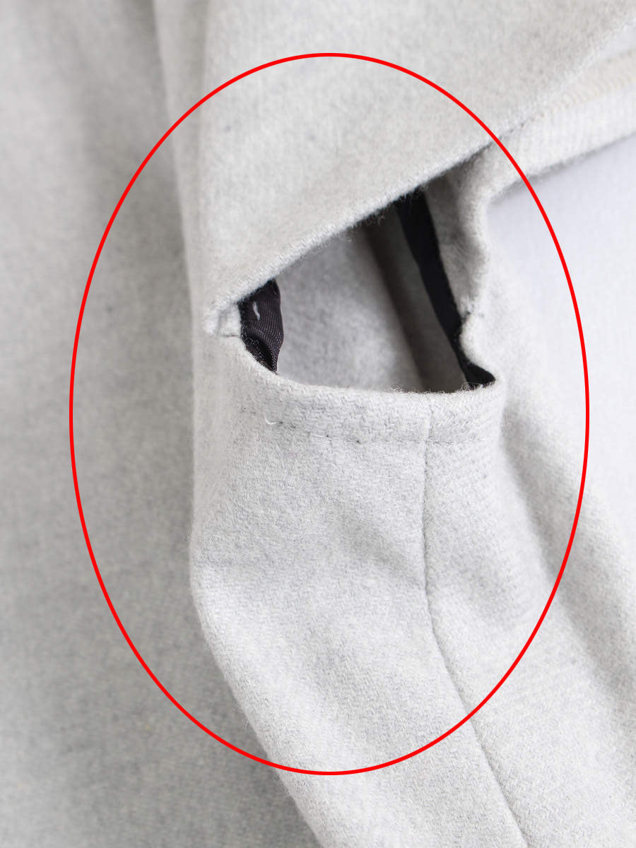 ヨーコチャン ワンピース アシンメトリー ウール