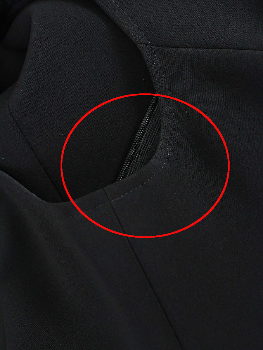 ルネ ワンピース 裾プリーツ ワンピース