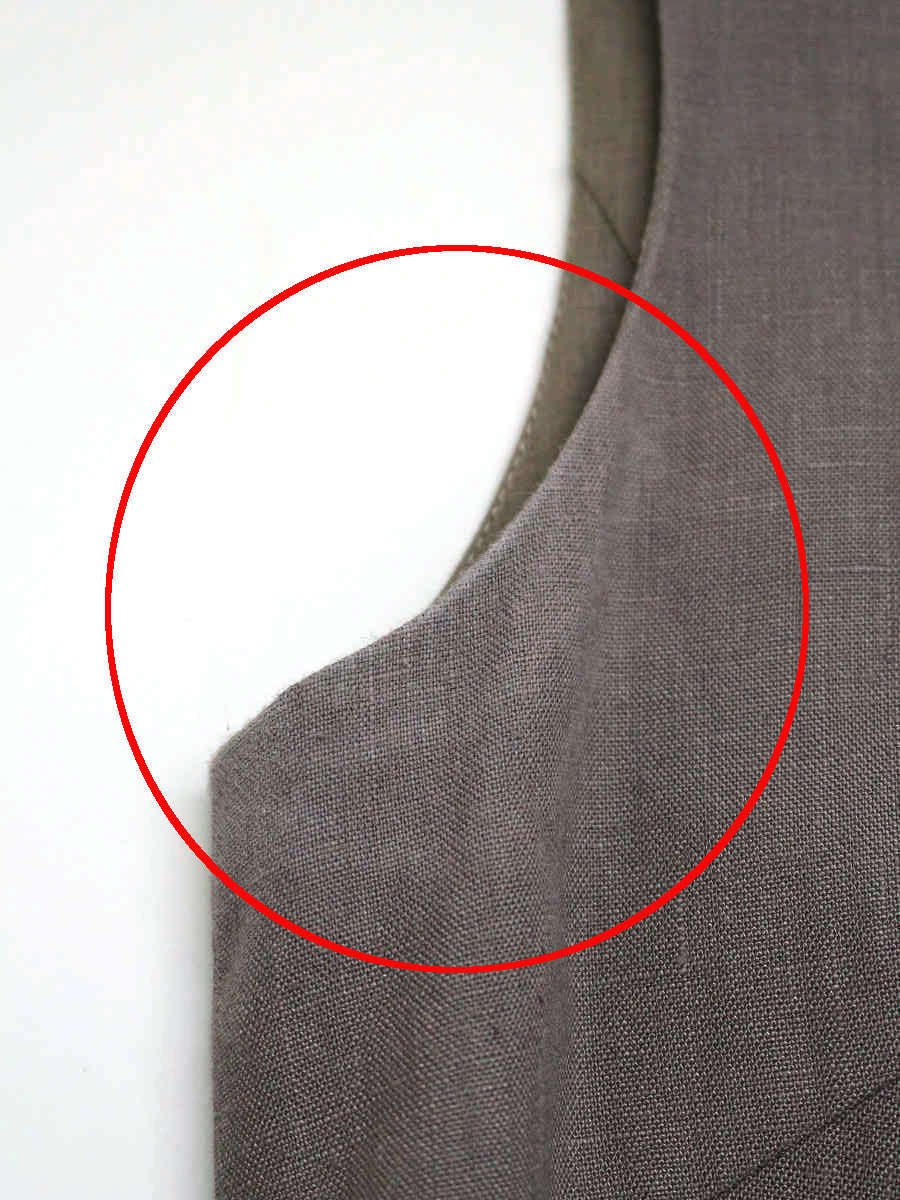 ルネ ワンピース フリル 麻