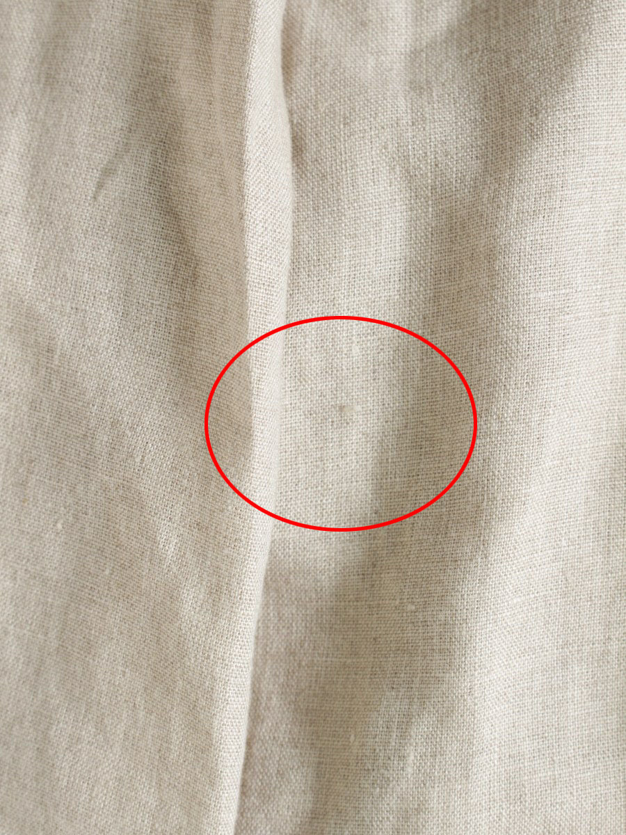 ルネ ワンピース フロントボタン リネン