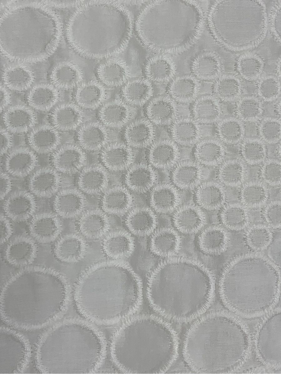 ルネ ワンピース サークルモチーフ タック 総柄