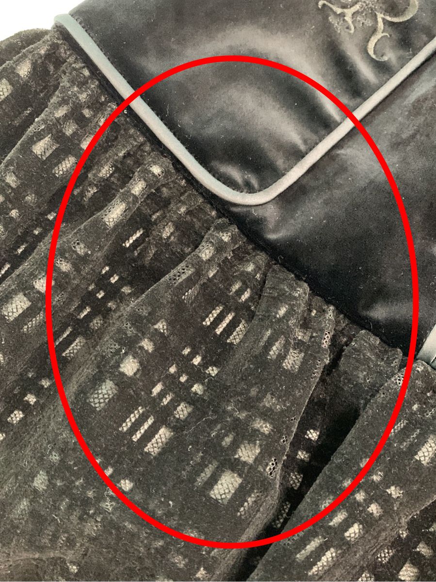 ルネ ワンピース 切替 ベロア