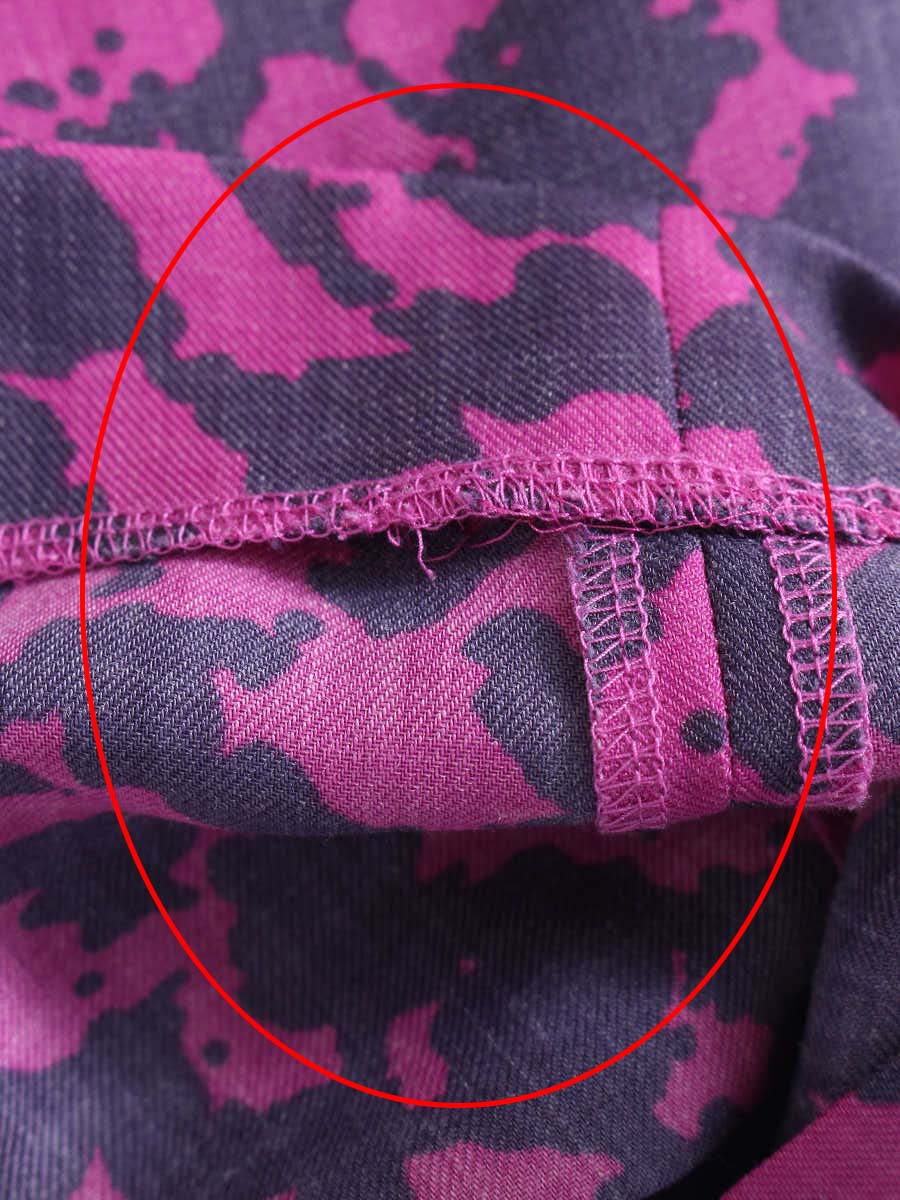 グレースクラス ワンピース ウール リボン 総柄