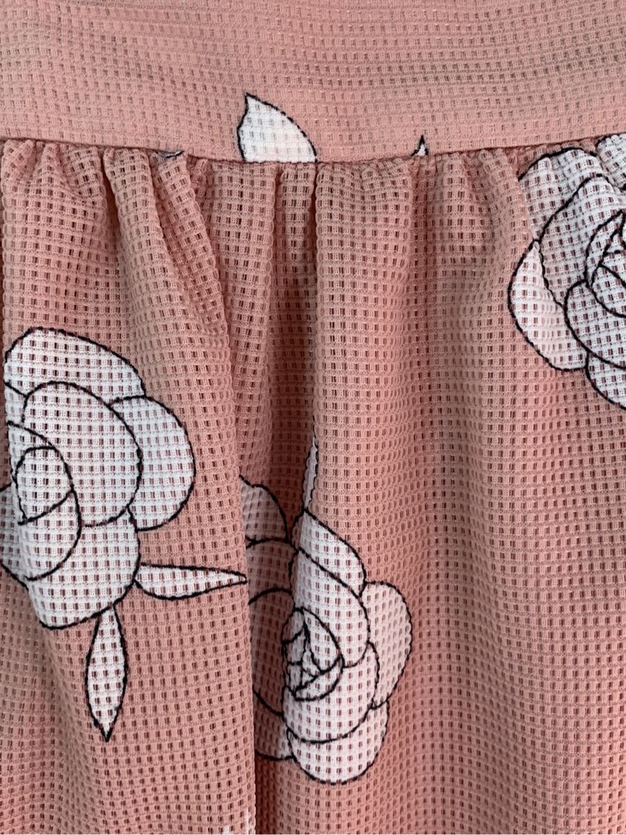 エムズグレイシー スカート フラワープリントメッシュスカート 花柄