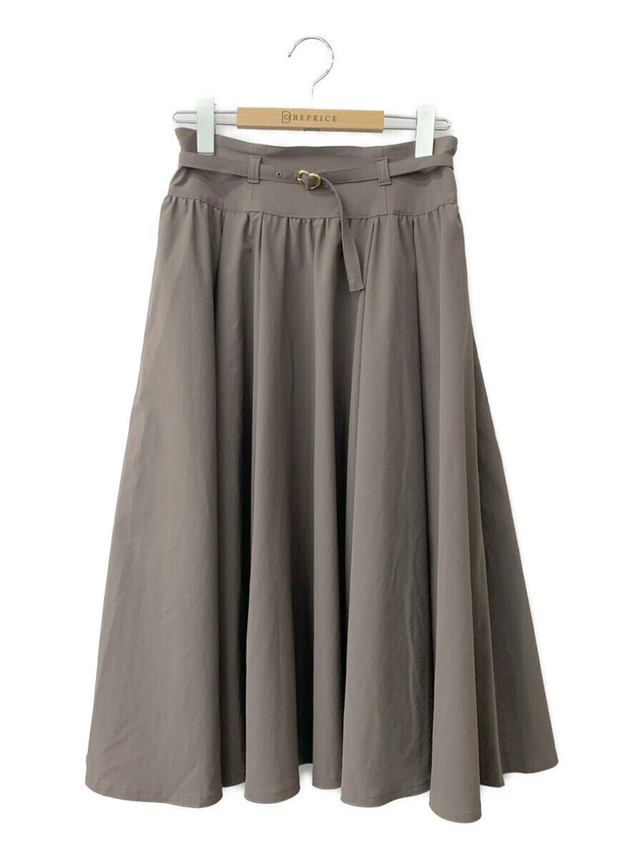 エムズグレイシー スカート ハート飾りベルト フレアスカート | ビー