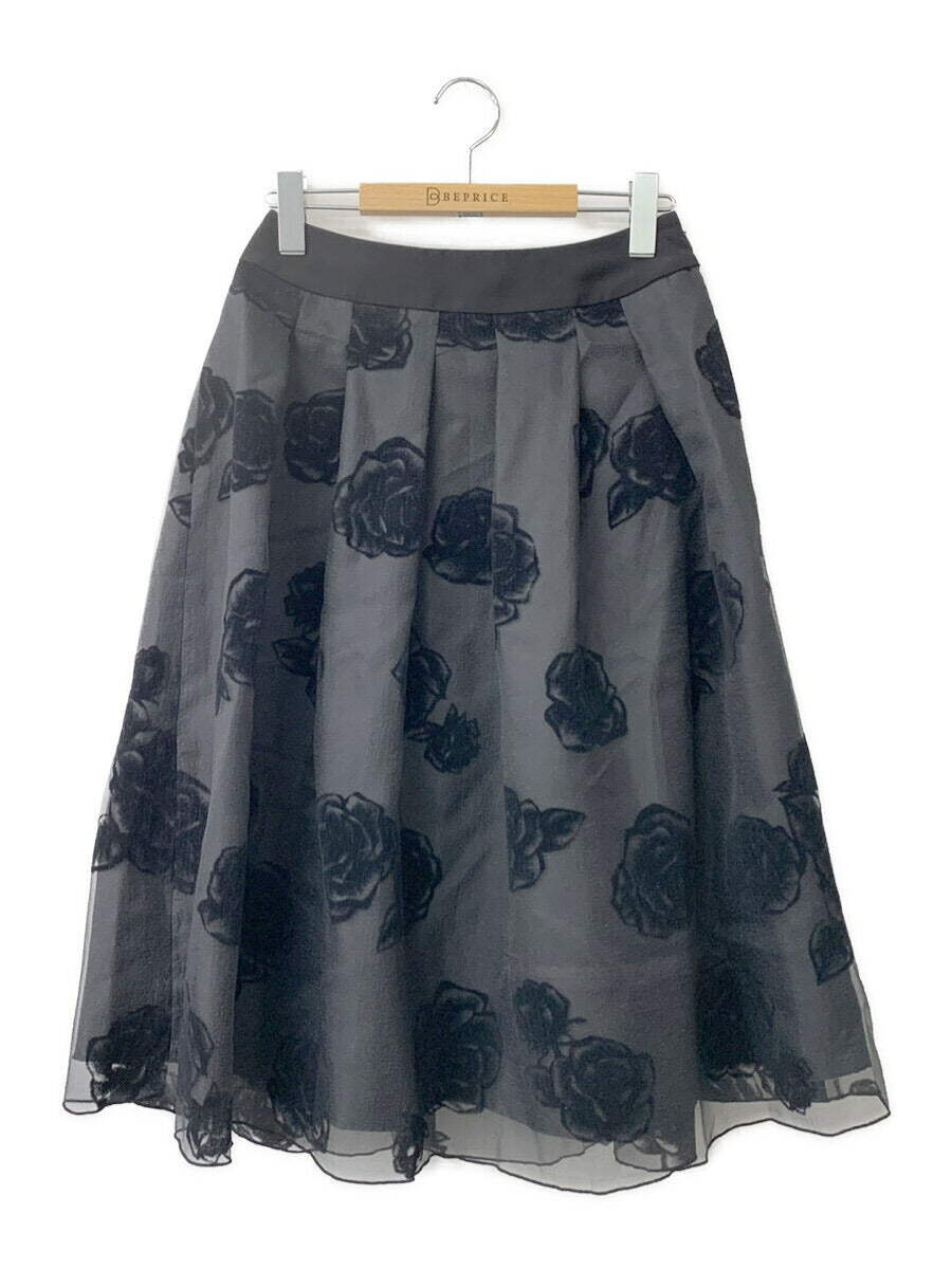 エムズグレイシー ベロア 花柄 スカート 38 90％以上節約 - スカート