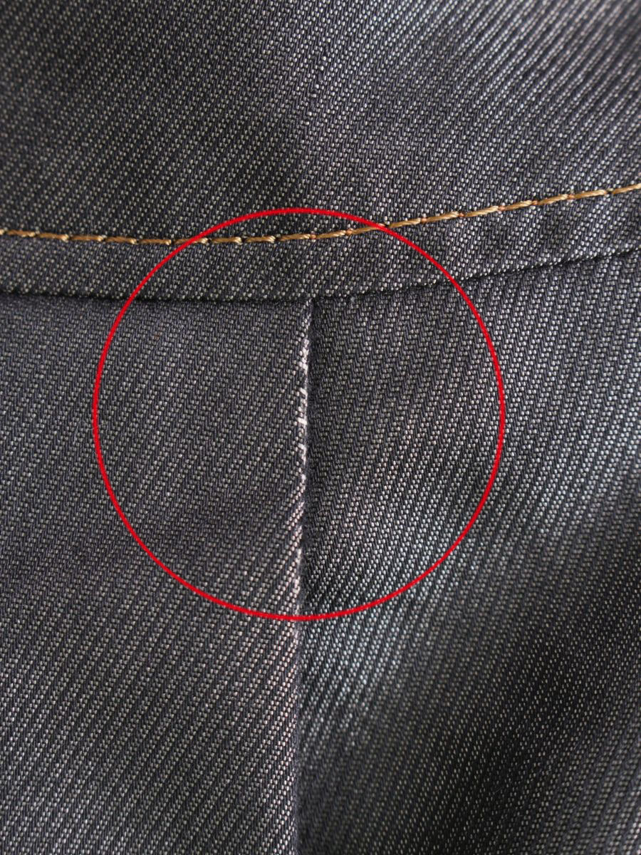 エムズグレイシー スカート デニム調 タック