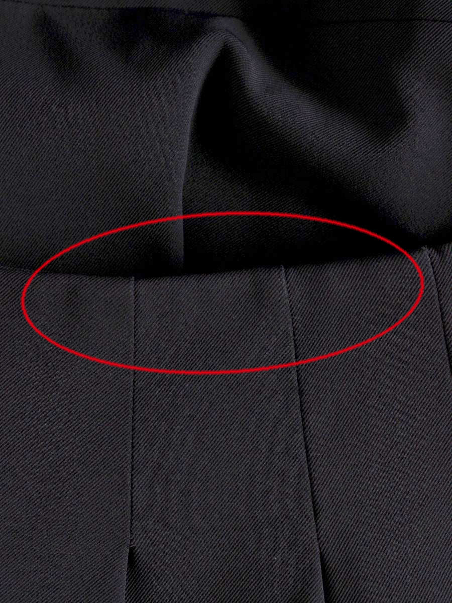 エムプルミエブラック スカート タック フレア