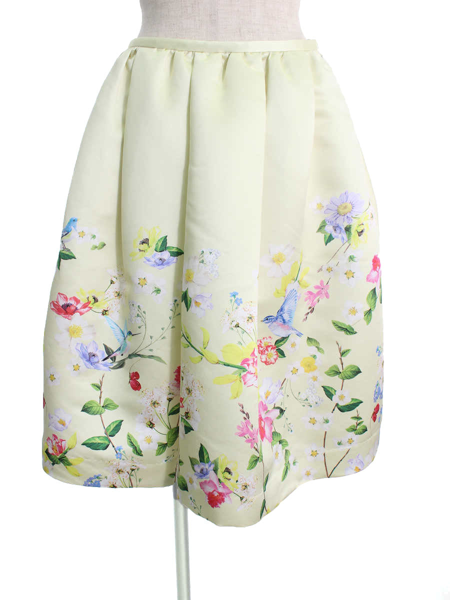 chesty  オリジナルフラワープリントスカート