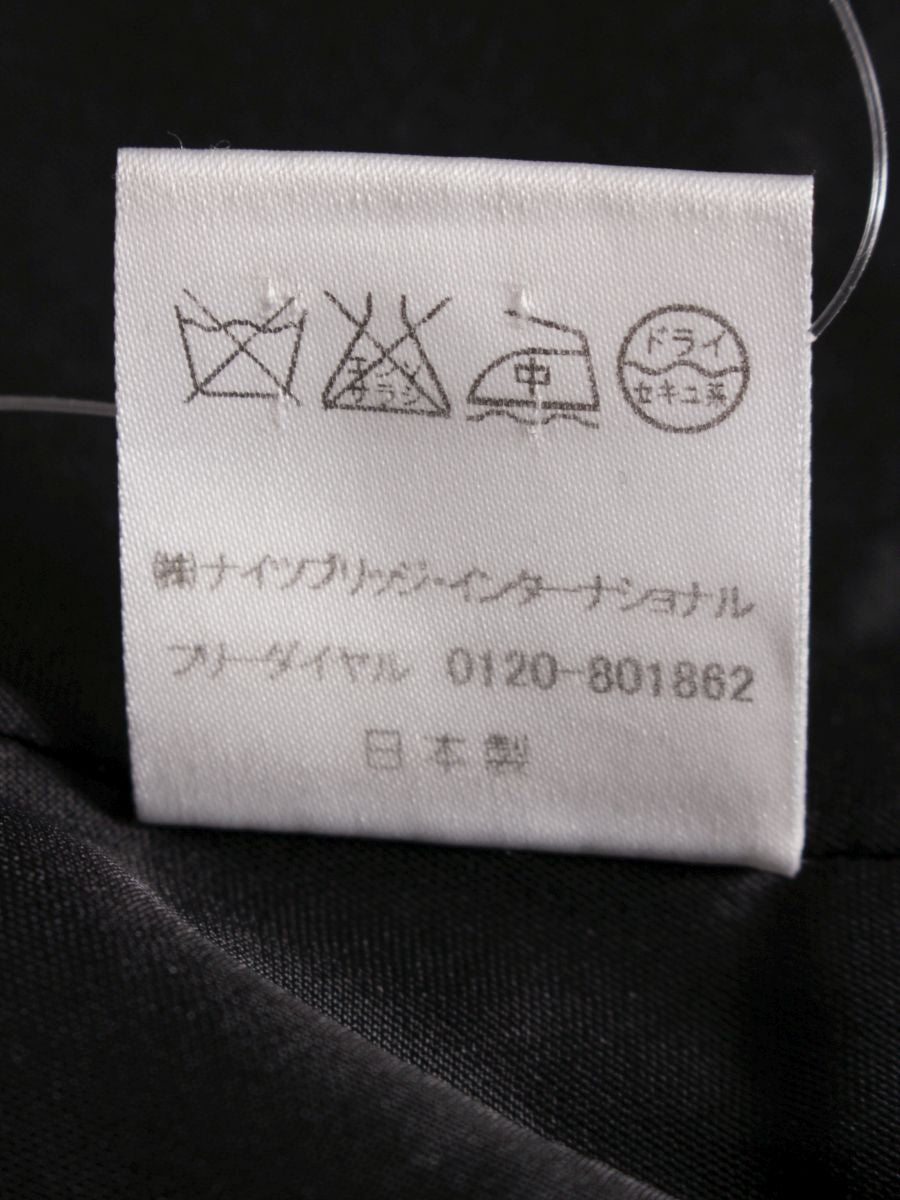 ハロッズ スカート フロントタック ステッチ ウール混