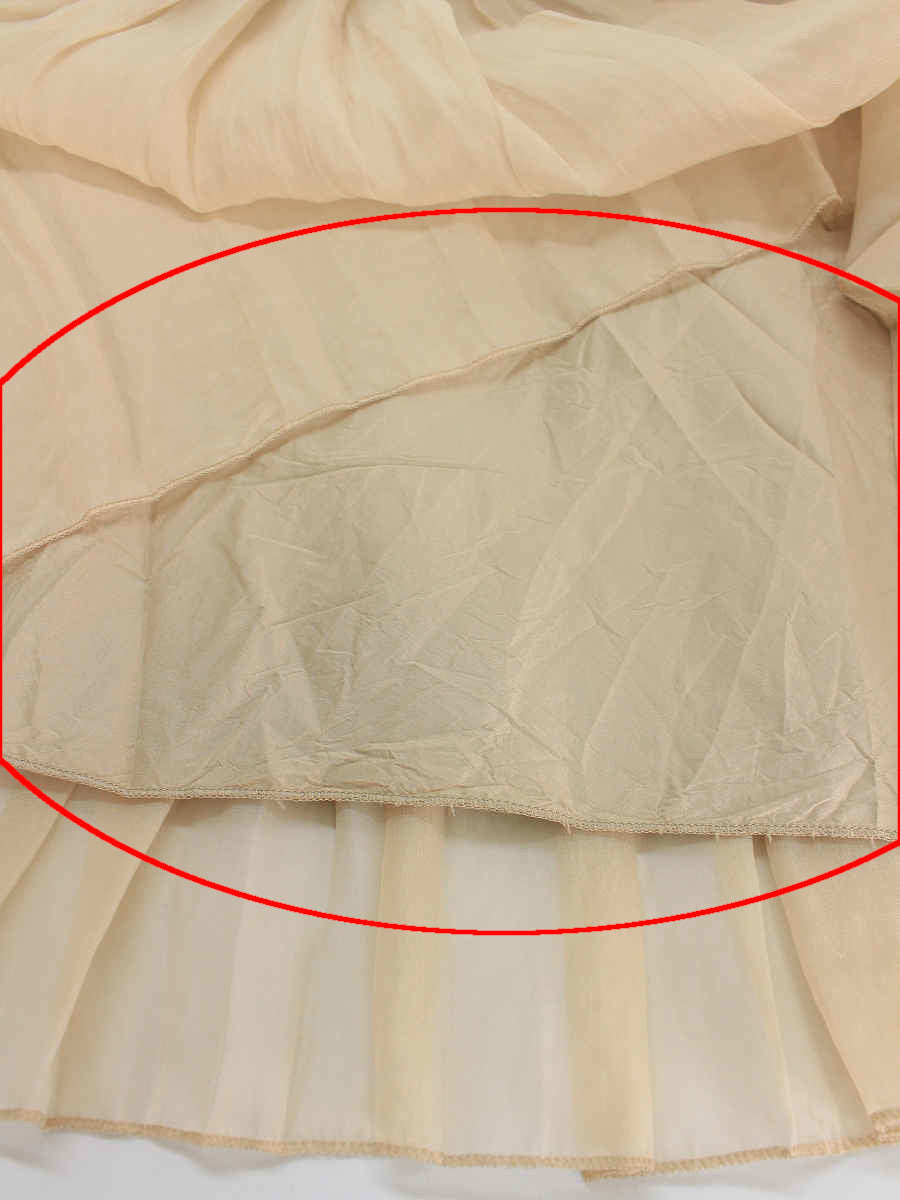 フォクシーブティック スカート 23052 スカート シルクプリーツ