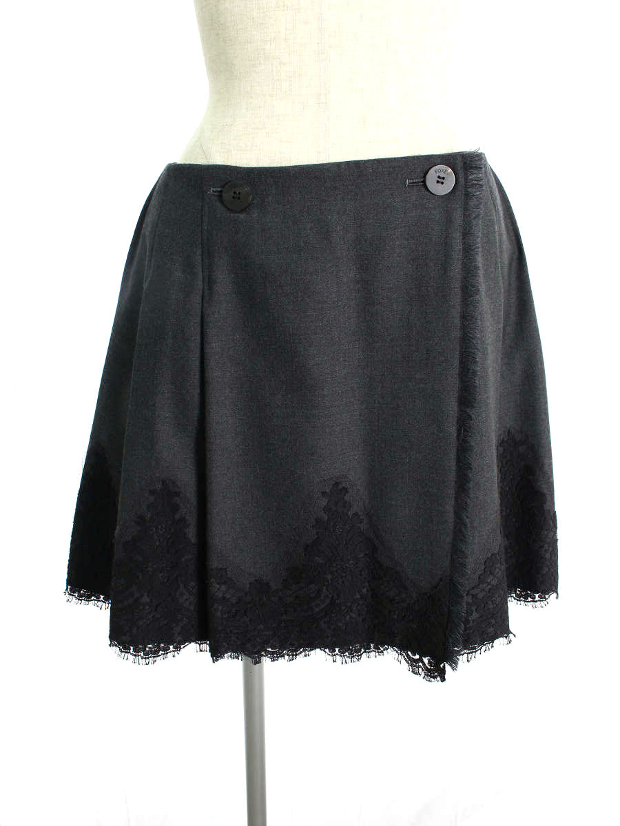 フォクシーブティック スカート Skirt ウール ラップスカート