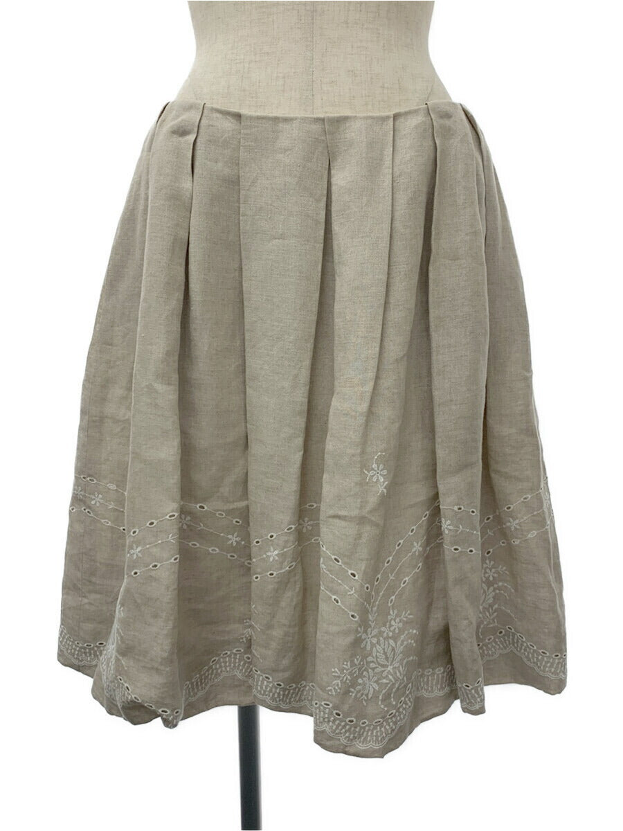 フォクシーブティック スカート Skirt Linen Flower 花柄 40