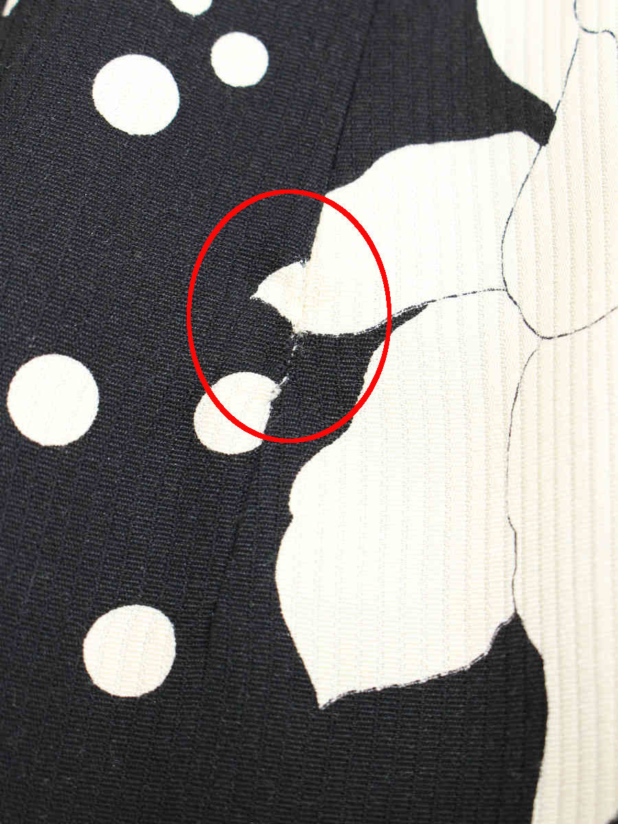 レオナール スカート フラワーモチーフ ドット 総柄