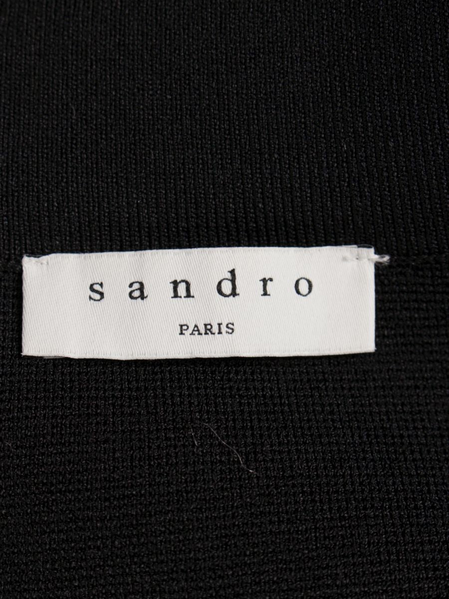 サンドロパリ スカート ストレッチ パールボタン 