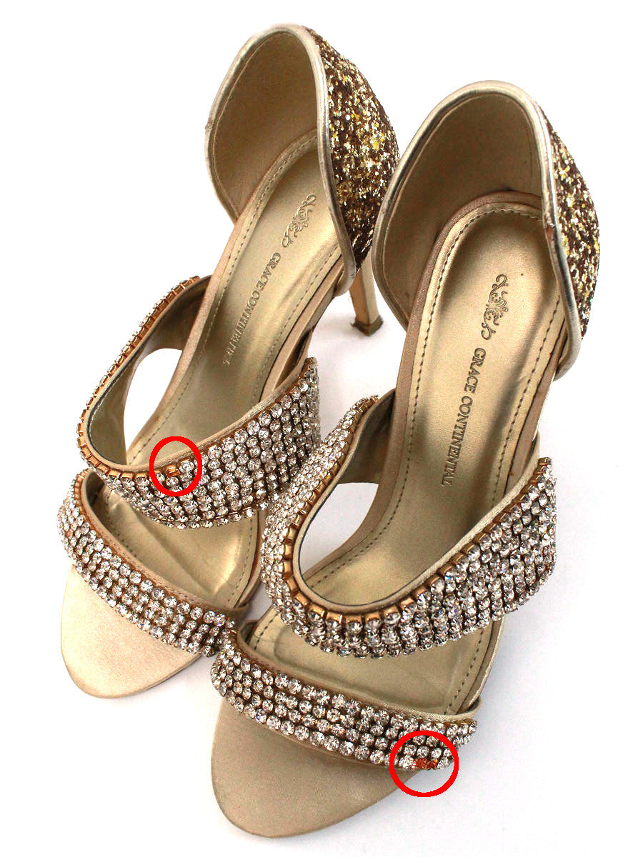 グレースコンチネンタル パンプス ビジュー