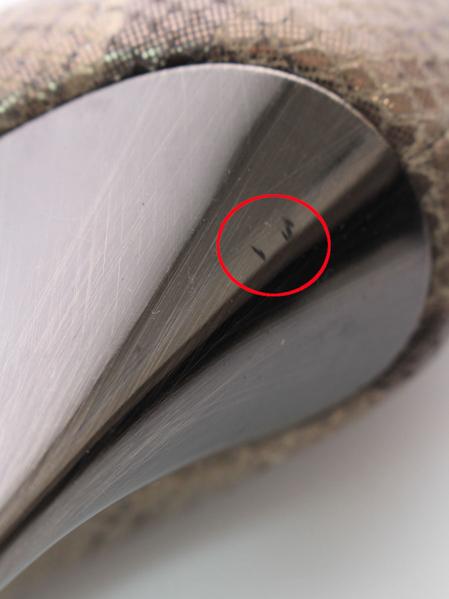 ジュゼッペザノッティ パンプス 型押し