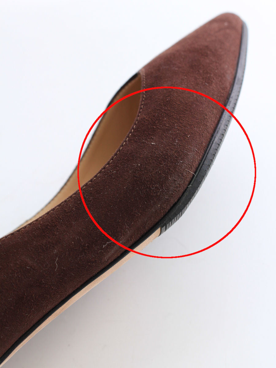 ペリーコ パンプス ポインテッドトゥ スエード