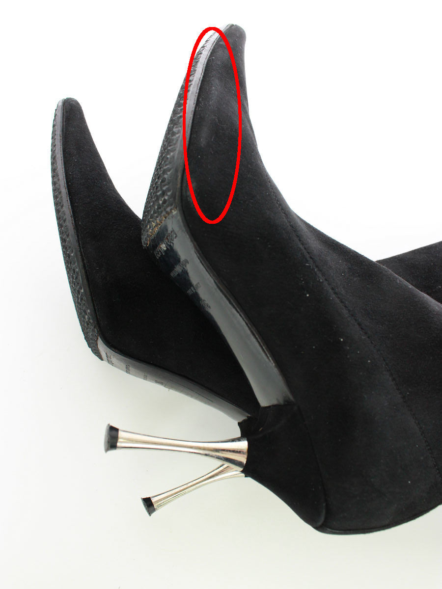 セルジオロッシ ブーツ スエード ポインテッドトゥ