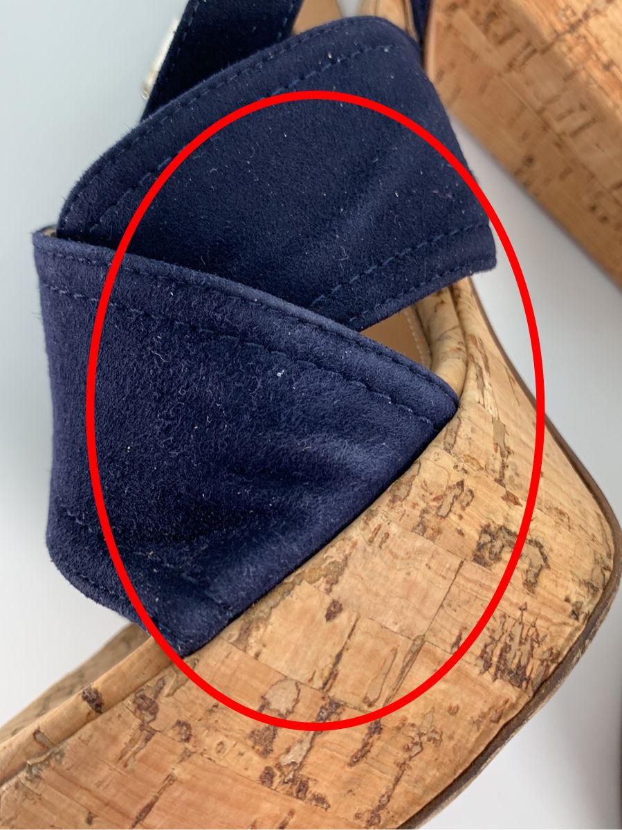 ジャンヴィトロッシ サンダル スウェード クロスストラップ