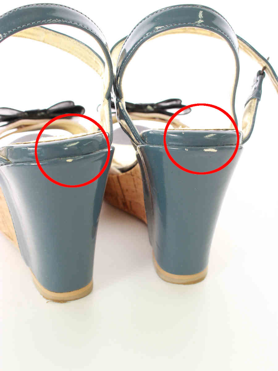 トゥービーシック サンダル リボン ストラップ コルク