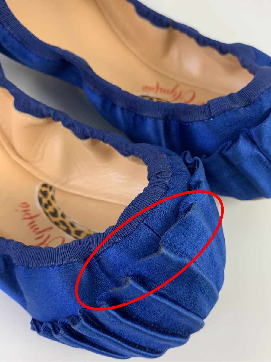 シャーロットオリンピア フラットシューズ バレエシューズ サテン リボン